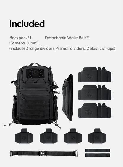 Ulanzi BC007 28L Tactical Camera Backpack