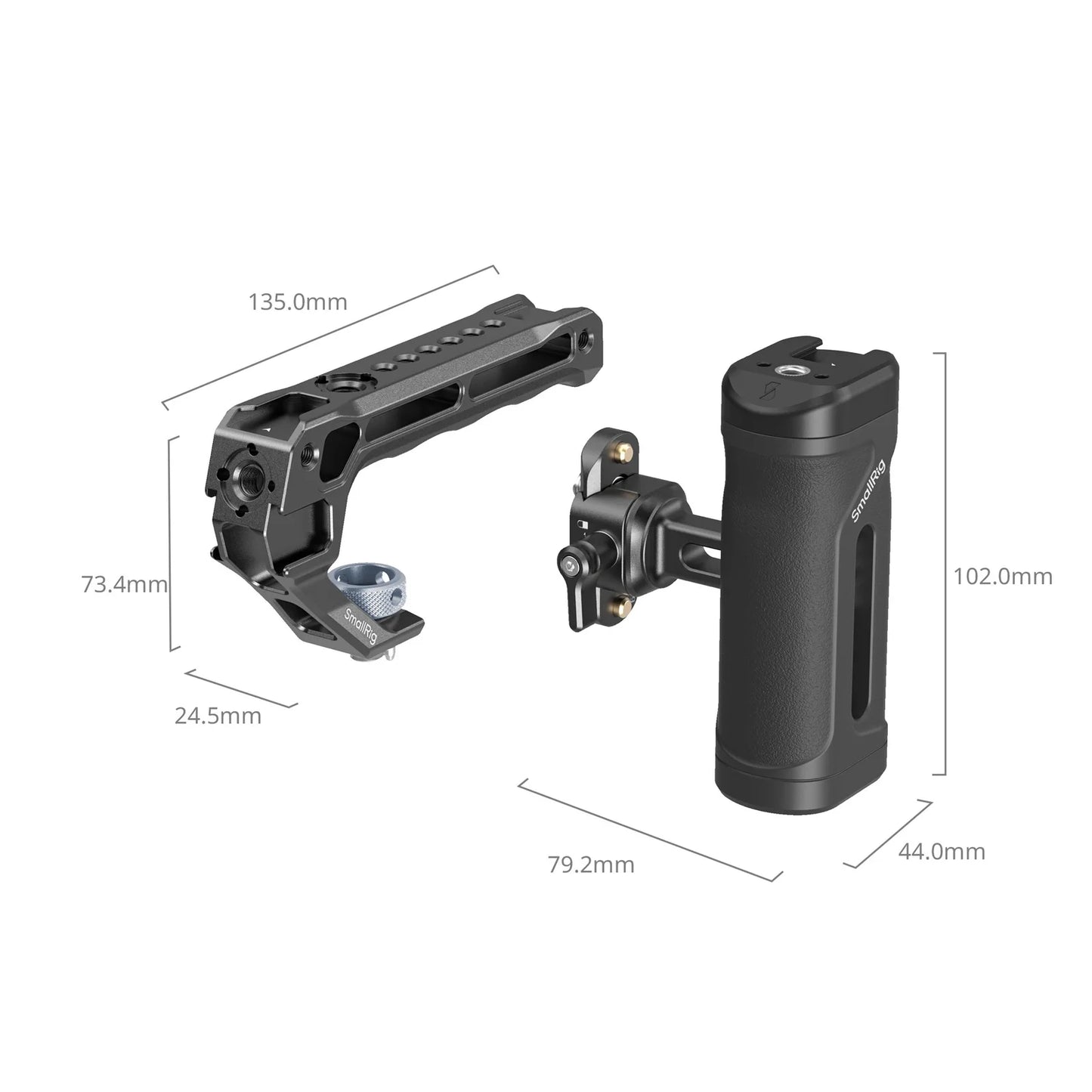SmallRig Mini Side & Top Handle Kit with NATO Clamp