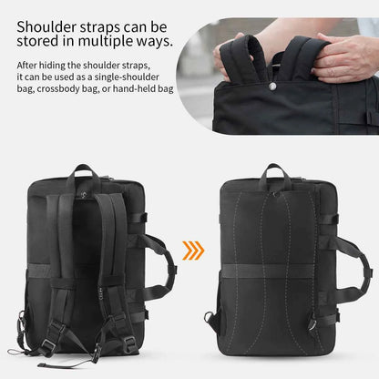 TIGERNU 17 Inch 3-in-1 Laptop Travel Backpack