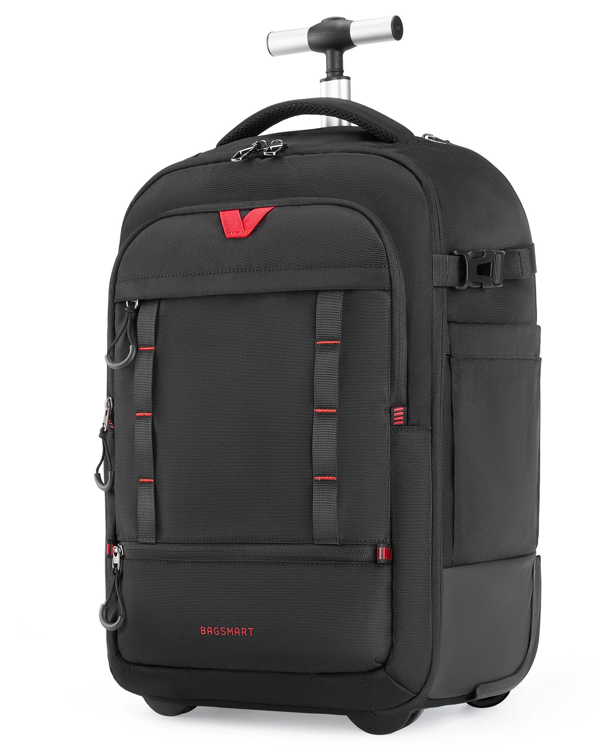 BAGSMART Rolling Camera Bag Backpack