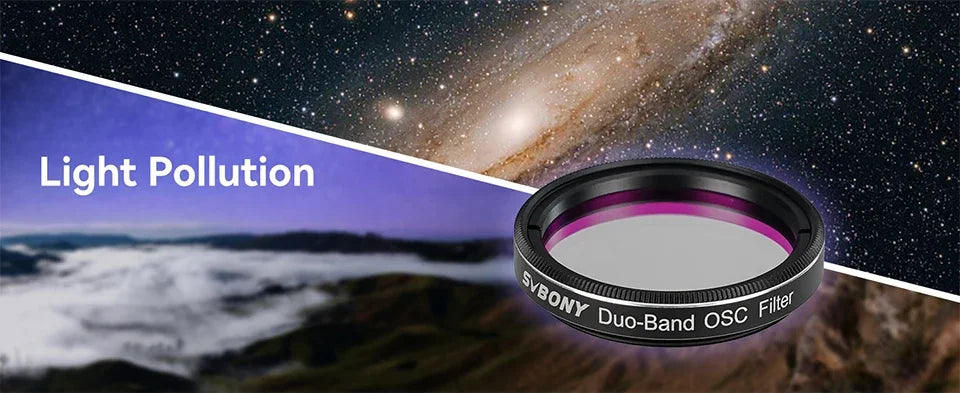 SVBONY SV220 7nm H-Alpha/OIII Dual-Band Telescope Filter