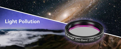 SVBONY SV220 7nm H-Alpha/OIII Dual-Band Telescope Filter