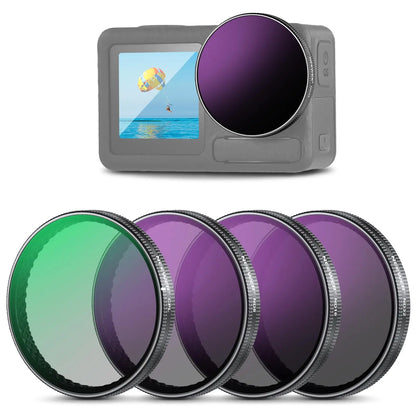 NEEWER ND/PL Filter Set for DJI Osmo Action Cameras