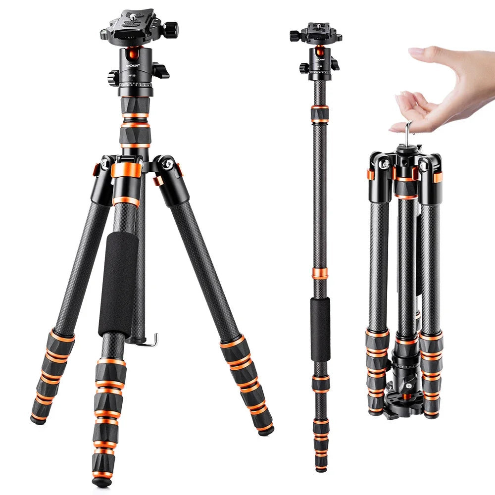 K&F Concept BA225 60-Inch Carbon Fibre Monopod Tripod