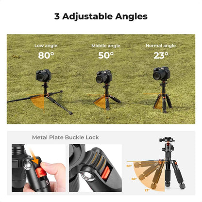 K&F S225A0 52cm Mini Desktop Tripod with Ball Head