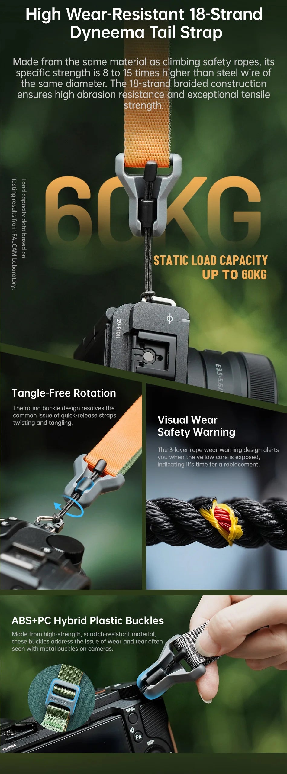 Ulanzi Falcam Maglink Classic V2 Magnetic Camera Shoulder Strap