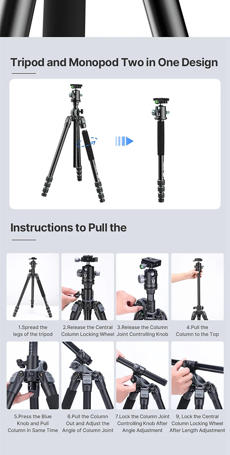 Ulanzi MT-59 Professional Overhead Camera Tripod