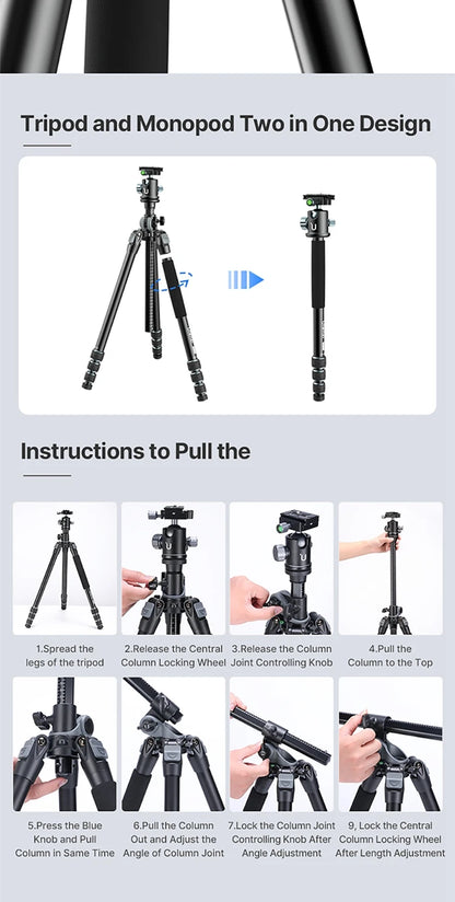 Ulanzi MT-59 Professional Overhead Camera Tripod