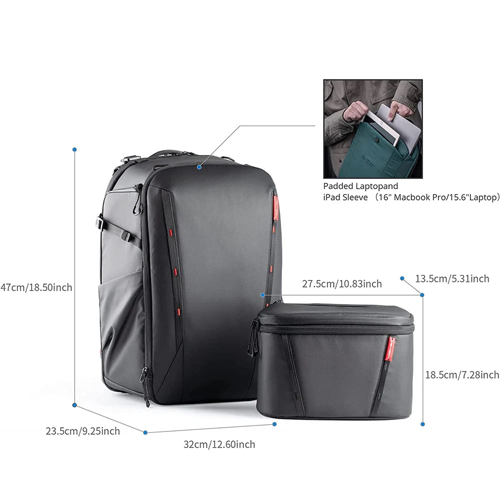 PGYTECH OneMo 2 Camera Backpack with Shoulder Bag