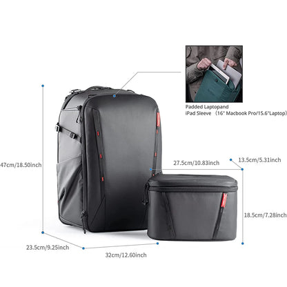 PGYTECH OneMo 2 Camera Backpack with Shoulder Bag