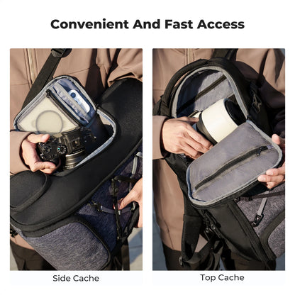 K&F Concept 25L/32L Large Camera Backpack with 15-Inch Laptop Compartment - 25L 1