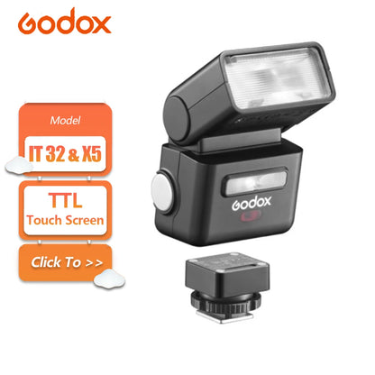 Godox iT32 TTL Camera Flash & X5 Wireless Trigger - only IT32