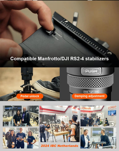 COMAN M1 Pro V5 Carbon Fibre Monopod Tripod