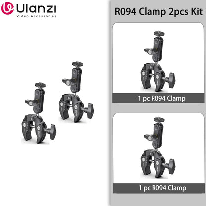 Ulanzi R094 Super Clamp with Double Ball Head Magic Arm