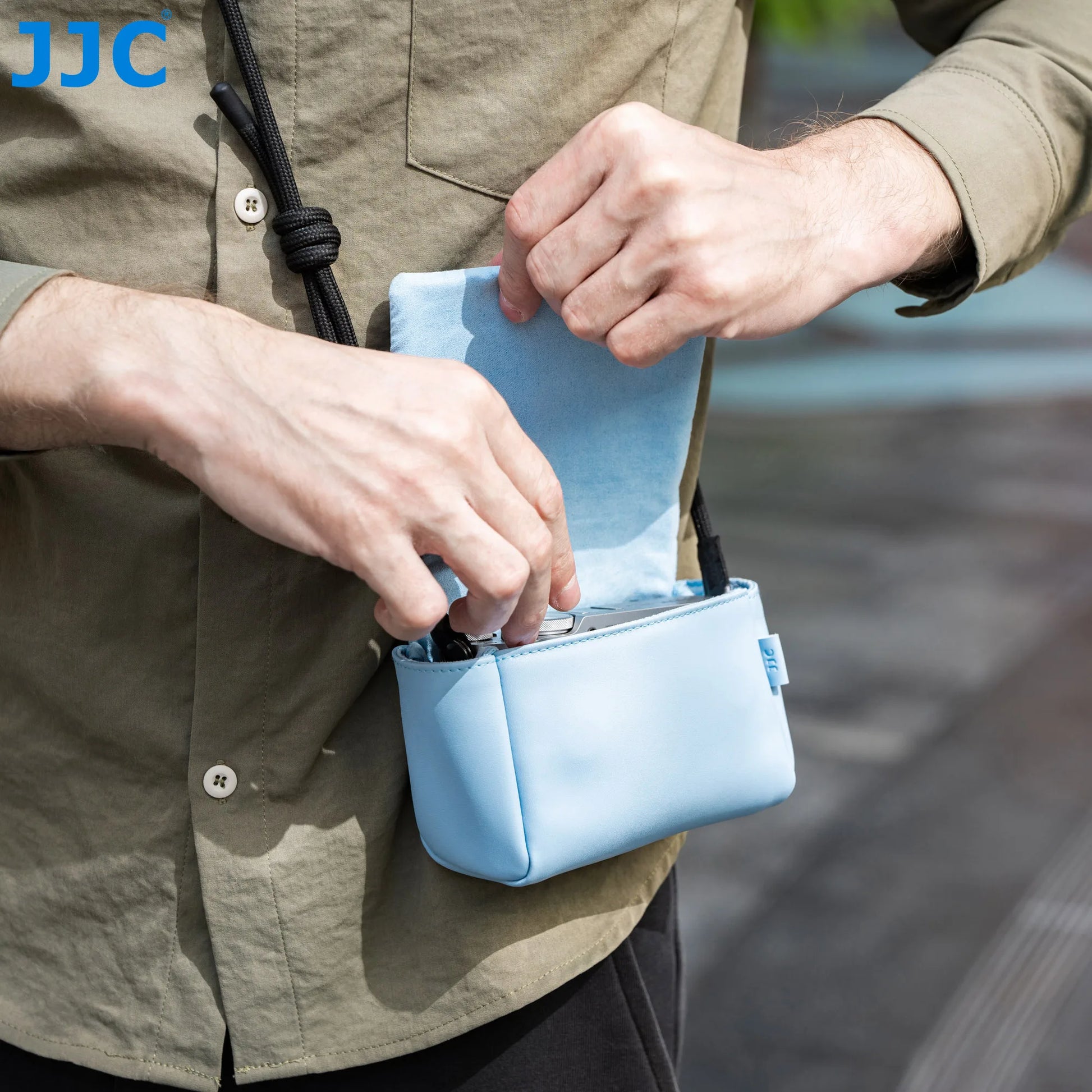 JJC Compact Camera Pouch & Strap Options for Fujifilm X-E5/X100VI