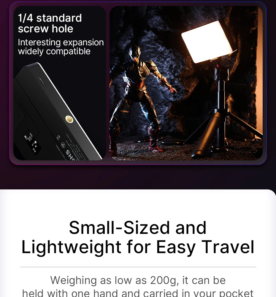 Ulanzi VL120 RGB LED Video Light - W VL120 RGB Set