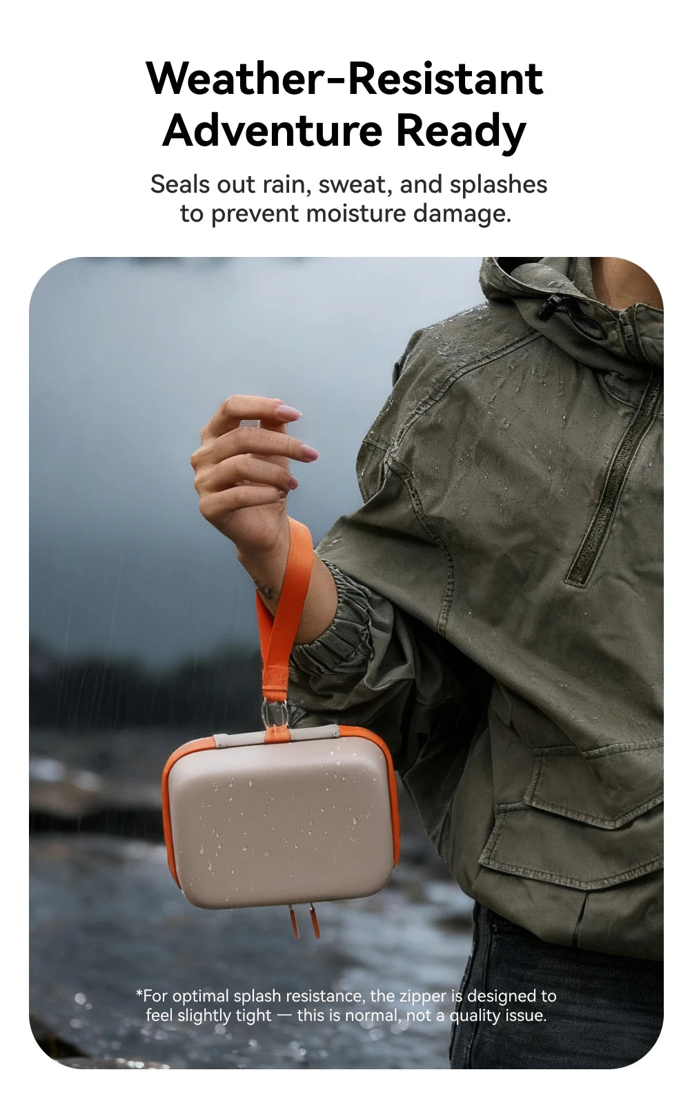 TELESIN Waterproof Action Camera Carrying Case for DJI Osmo Action