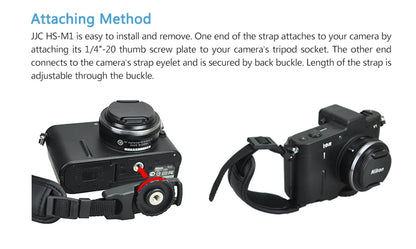 JJC Camera Hand Grip Strap for DSLR and Mirrorless Cameras