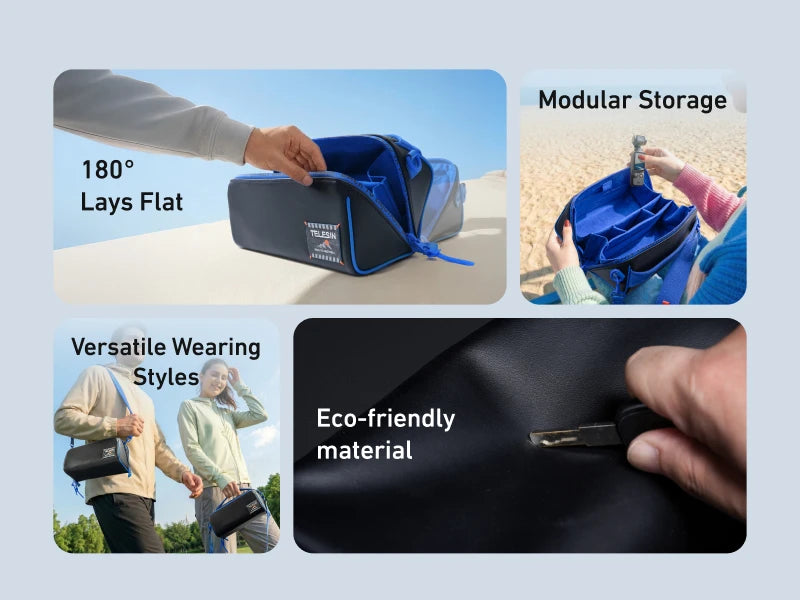 TELESIN Carrying Case for DJI Osmo Pocket 3 / 4