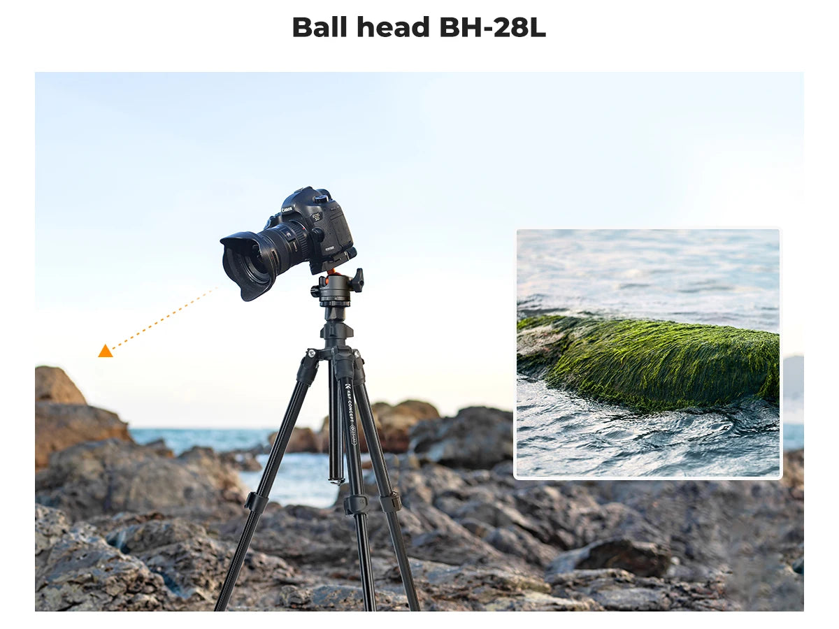K&F Concept O234A1 Aluminium Travel Tripod