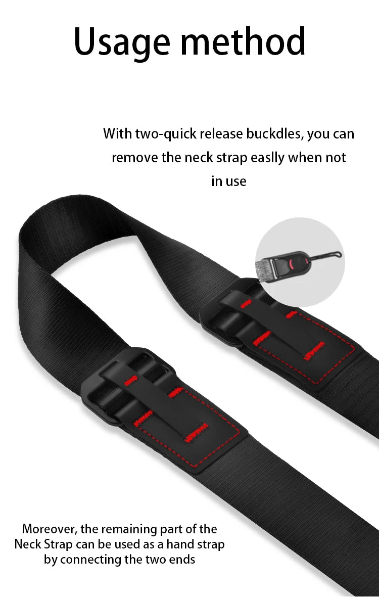 Adjustable Nylon Camera Neck and Shoulder Strap