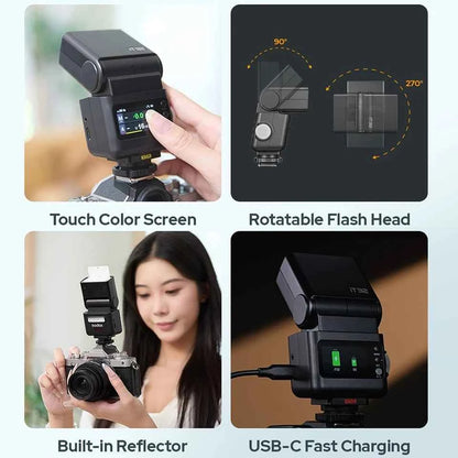 Godox X5 TTL Wireless Flash Trigger and iT32 Mini Flash Kit