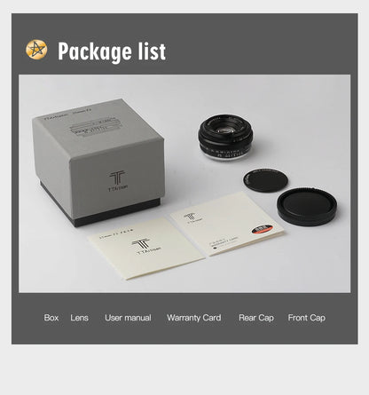 TTArtisan 25mm f/2 APS-C Manual Focus Lens