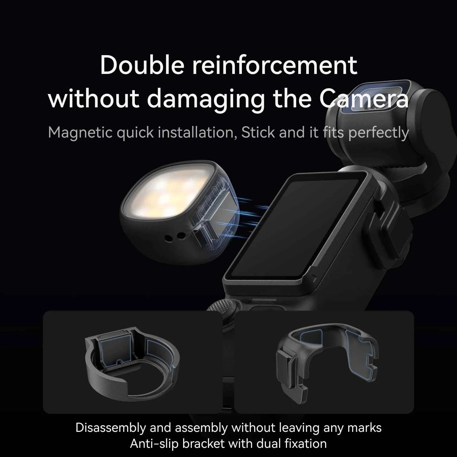 TELESIN Magnetic Mini Fill Light for DJI Osmo Pocket