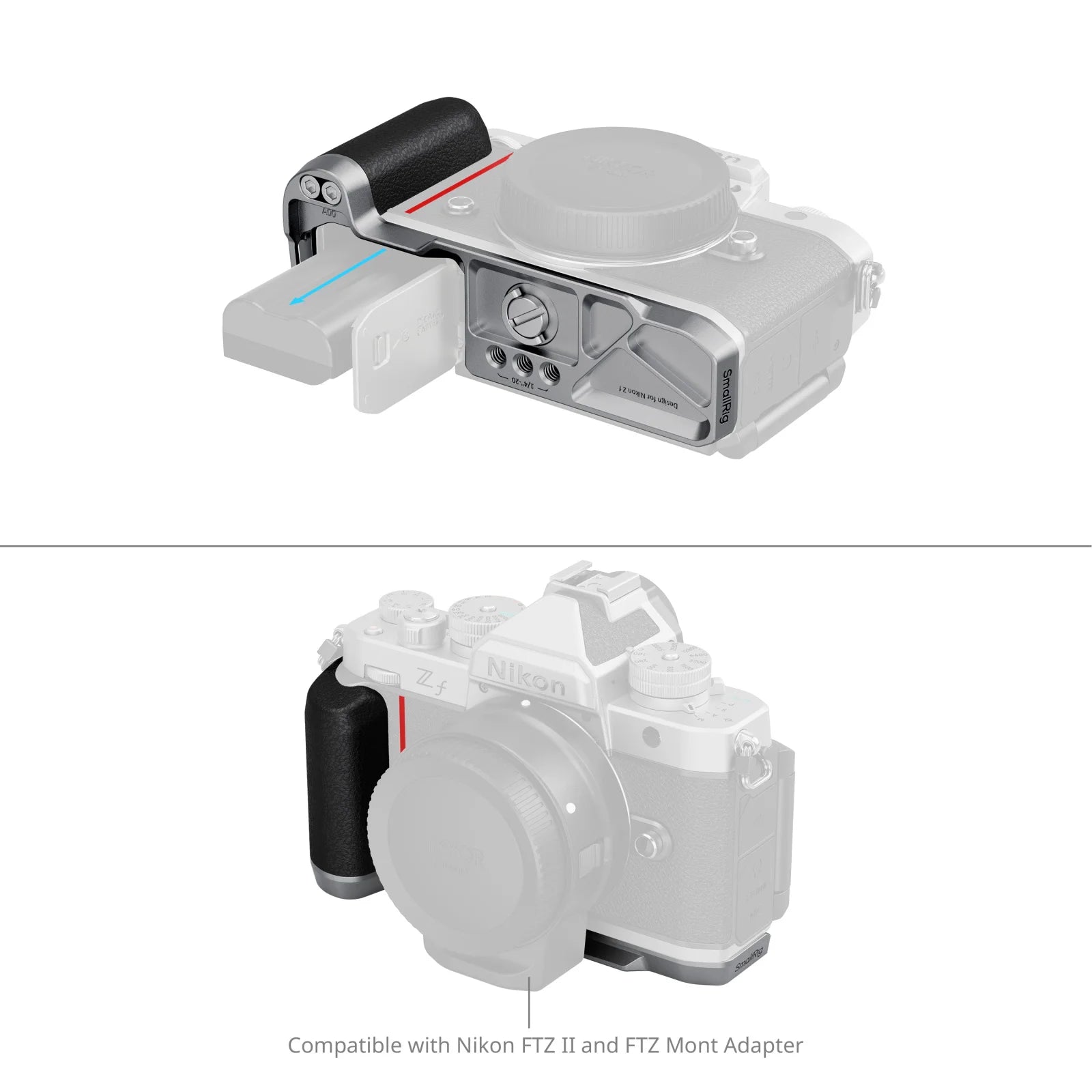 SmallRig 5706 L-Shaped Mount Plate with Handle for Nikon Z f