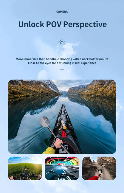 TELESIN Silicone Neck Mount for Action Cameras & Phones