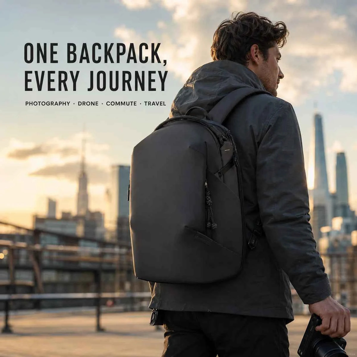 SOARSHOT 16L/22L Water-Resistant Camera Backpack