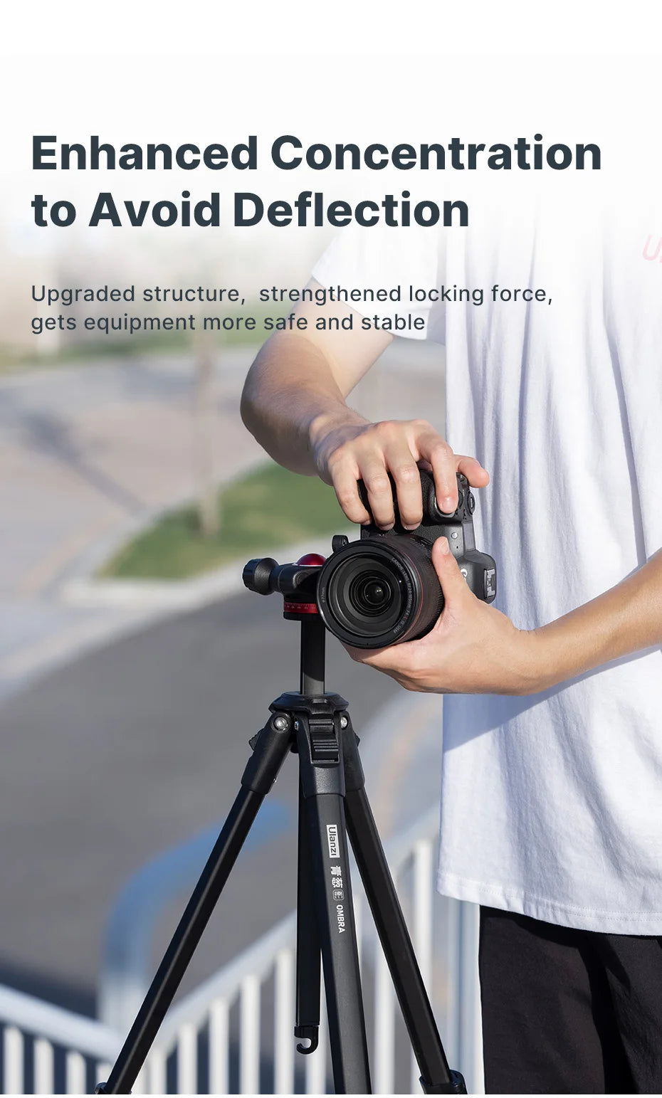 Ulanzi OMBRA YING 62.2-Inch Aluminium Travel Tripod