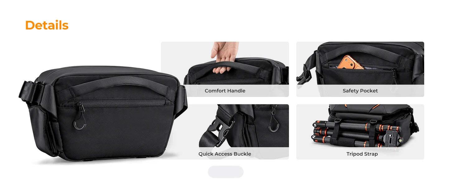 K&F Concept 7L Lightweight Camera Sling Bag