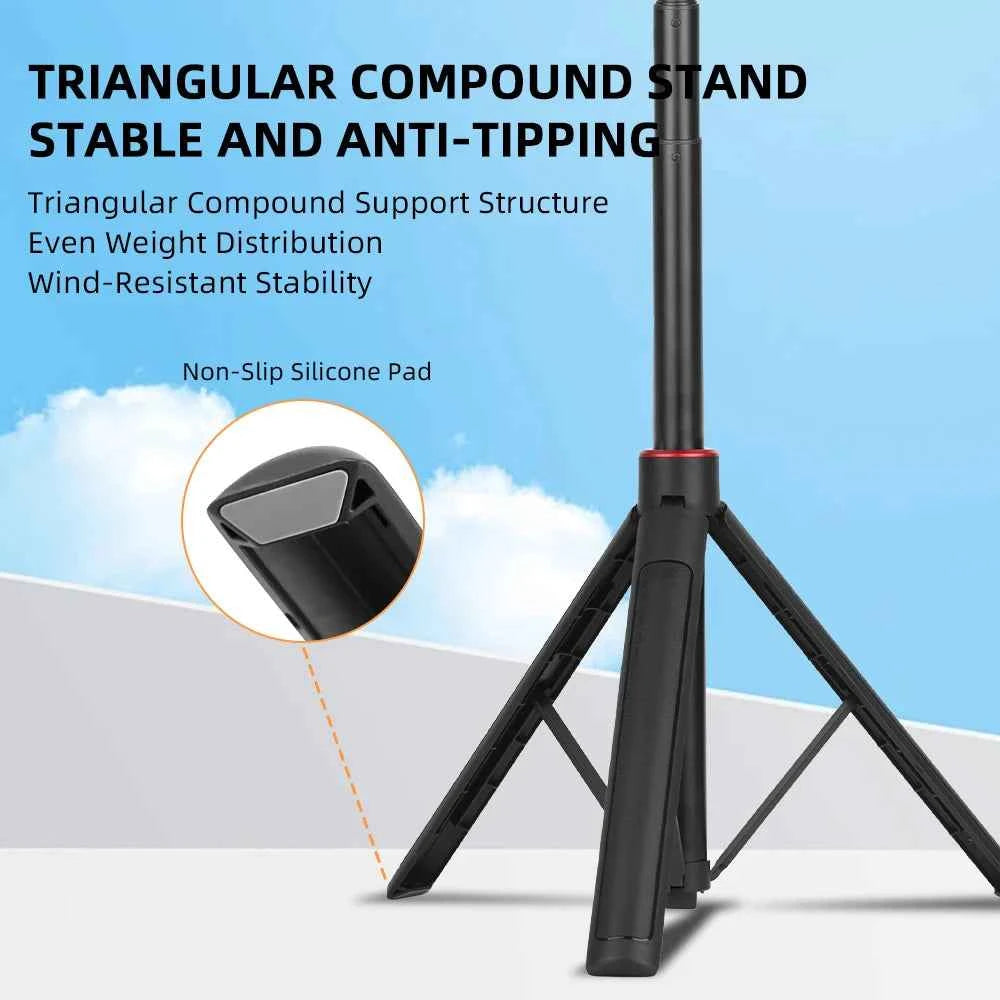 Flymile Extendable Vlog Tripod Handle for Action Cameras