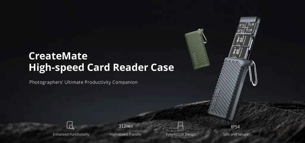 PGYTECH CreateMate High-Speed Card Reader Case