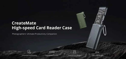 PGYTECH CreateMate High-Speed Card Reader Case