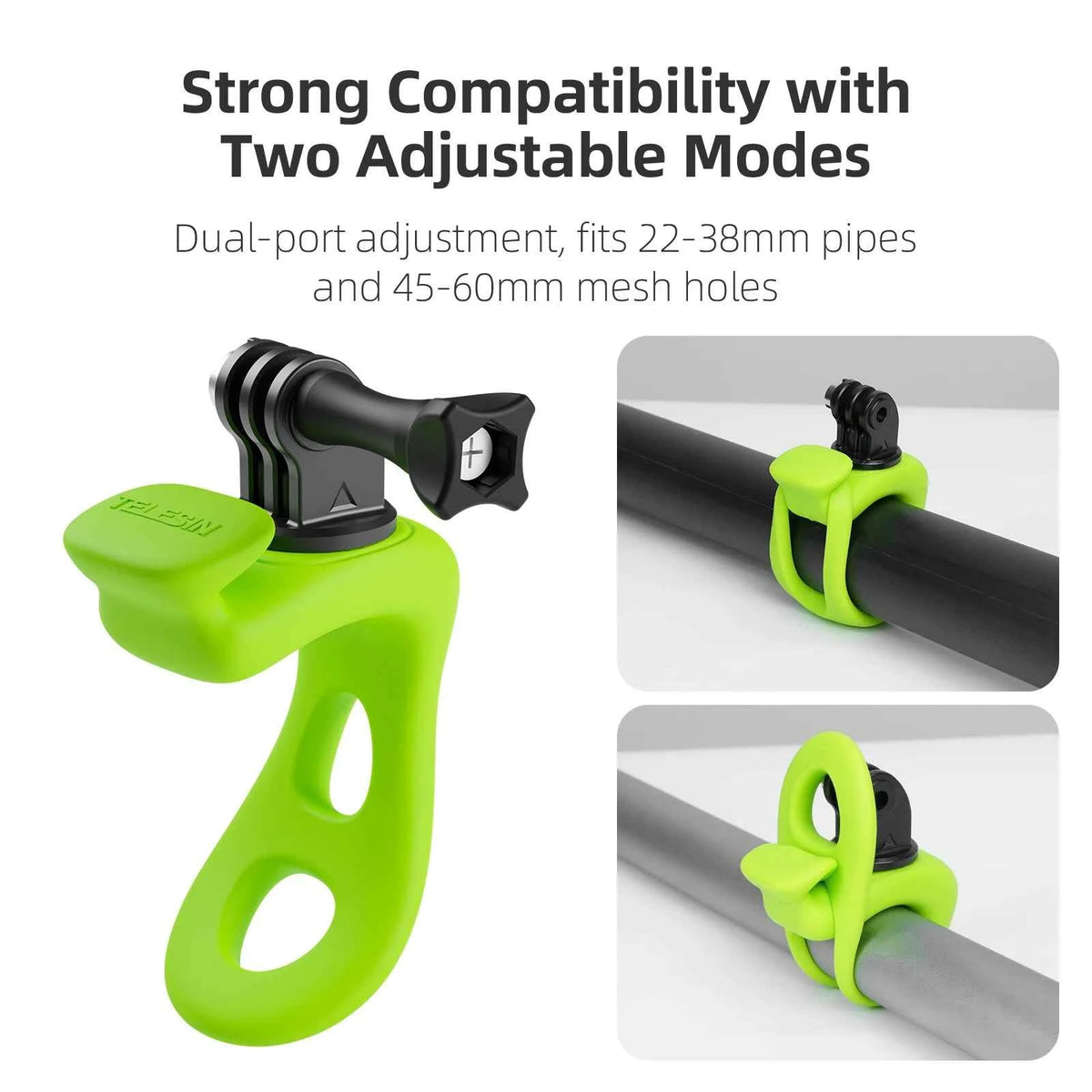 TELESIN Flexible Silicone Action Camera Mount
