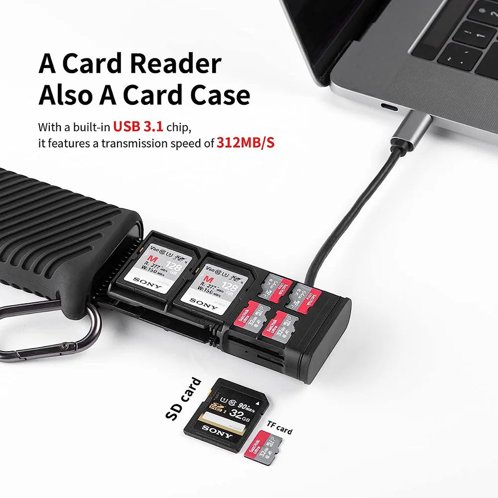 PGYTECH CreateMate High-Speed Card Reader & Storage Case