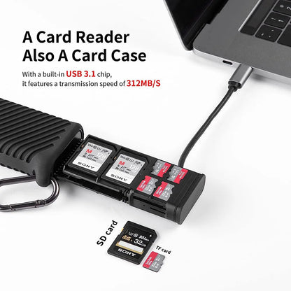 PGYTECH CreateMate High-Speed Card Reader & Storage Case