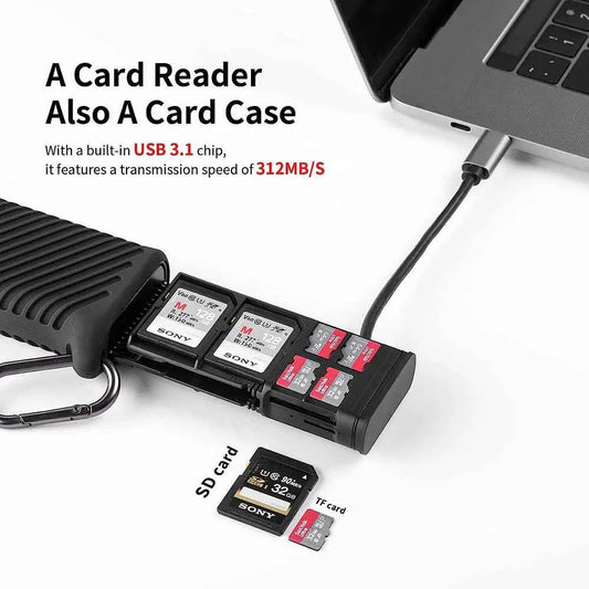 PGYTECH CreateMate High-Speed Card Reader & Storage Case