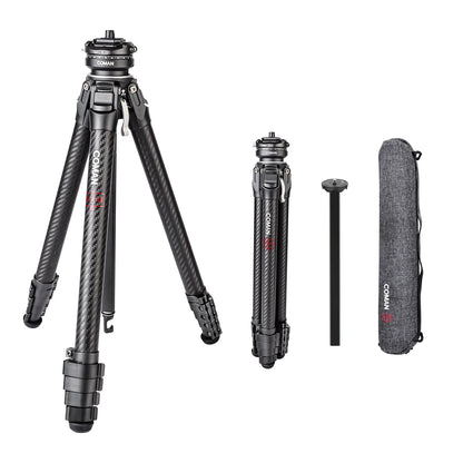 COMAN Zero F38 Carbon Fibre Travel Tripod