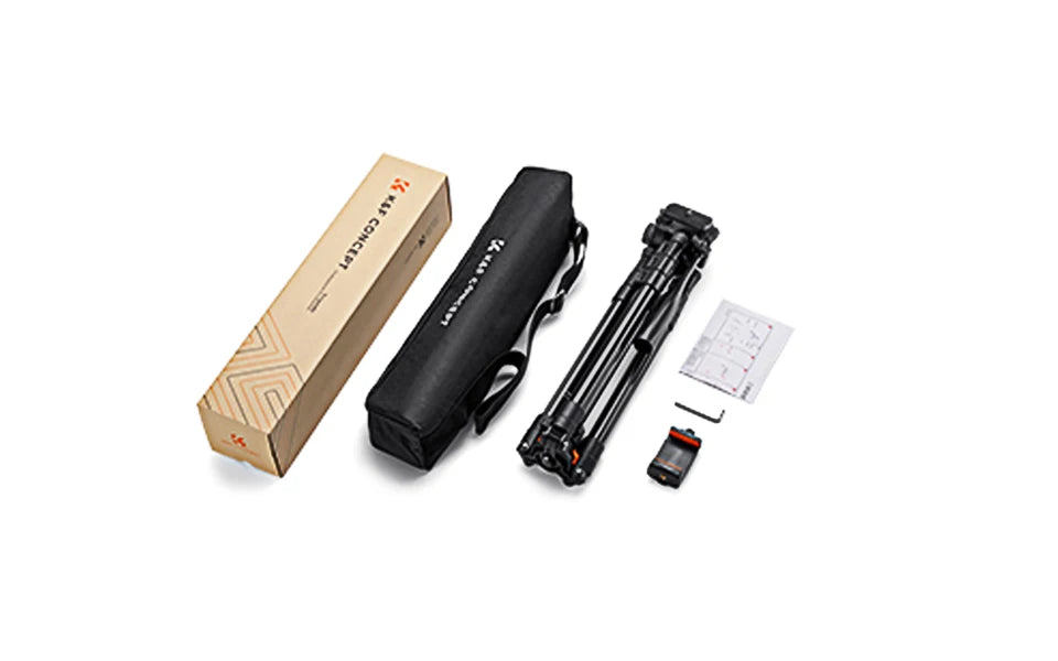 K&F 162cm Aluminium Video Tripod with Phone Holder