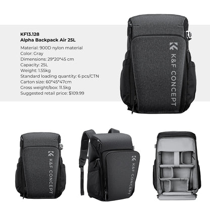 K&F Alpha Backpack Air 25L Camera Backpack