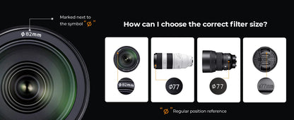 K&F Concept Variable ND Lens Filter - 62mm