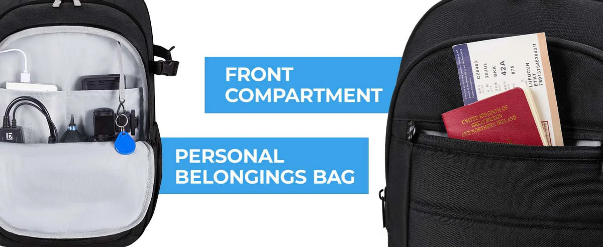 BAGSMART Expandable Camera Backpack with 15.6 Inch Laptop Compartment