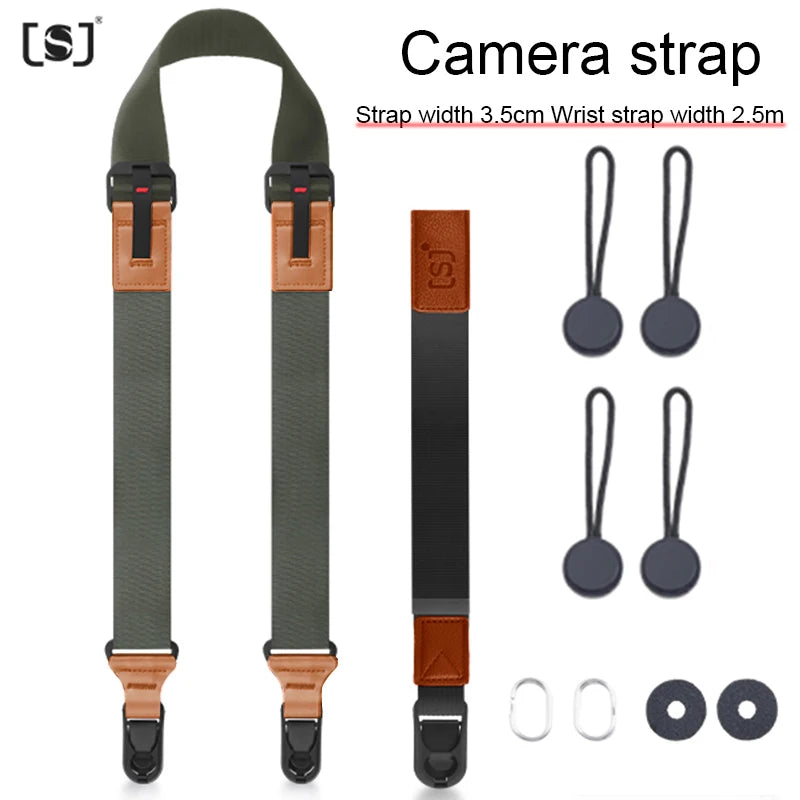 Adjustable Nylon Camera Neck and Shoulder Strap