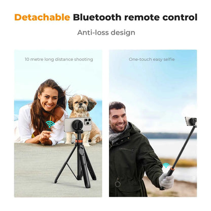 K&F MS19 63 Inch Magnetic Selfie Stick Tripod