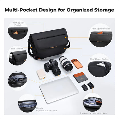 K&F Concept 15L Camera Sling Bag for DSLR & Mirrorless Cameras