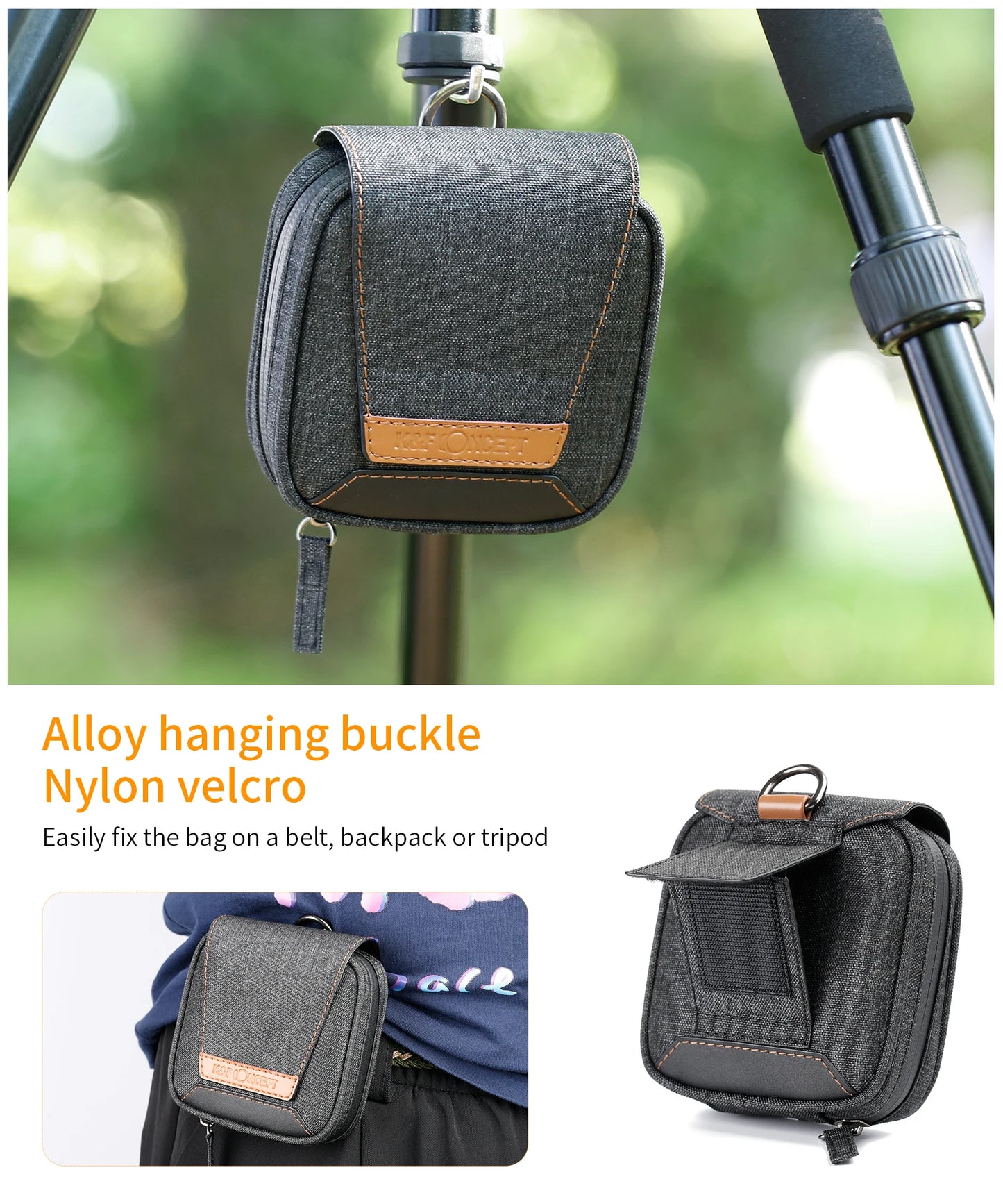 K&F Concept 4 Slot Lens Filter Case – Fits Filters up to 95mm