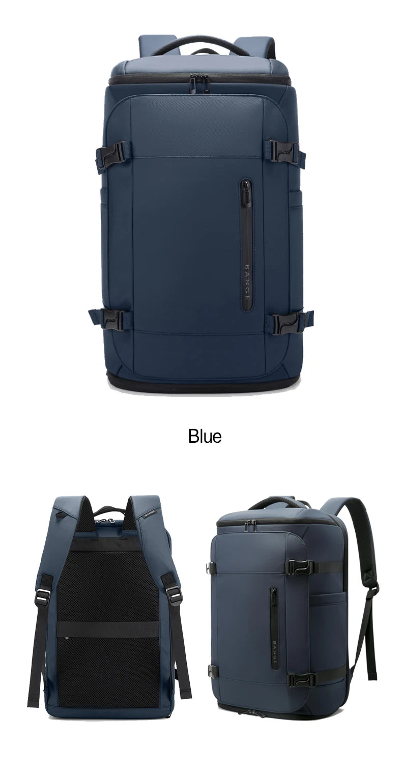 BANGE Large Travel Backpack with Shoe Compartment